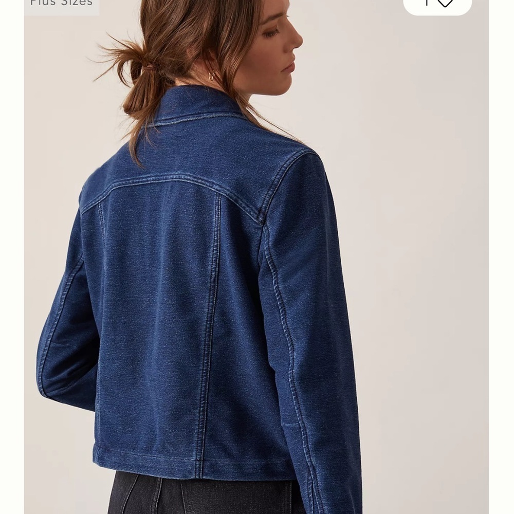 PILCRO ANTHROPOLOGIE Denim Moto Jacket - Picture 4 of 7